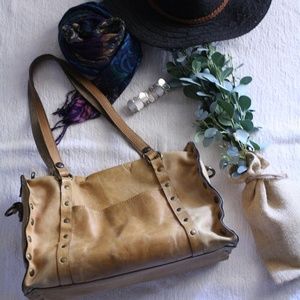 Patricia Nash vintage washed satchel